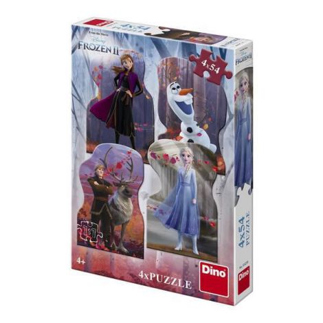 Puzzle 4 in 1 - frozen ii (54 piese) - imagine 8